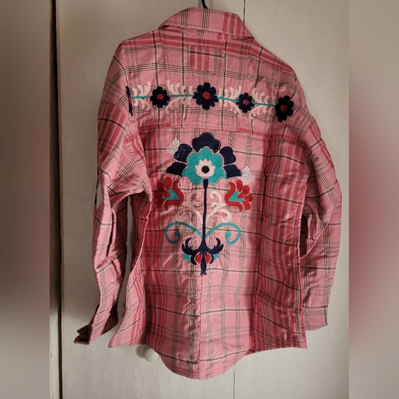 Free People We The Free Embroidered Sashiko Shirt - Picture 10 of 11